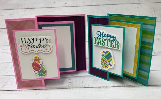 Easter Z Fold Cards