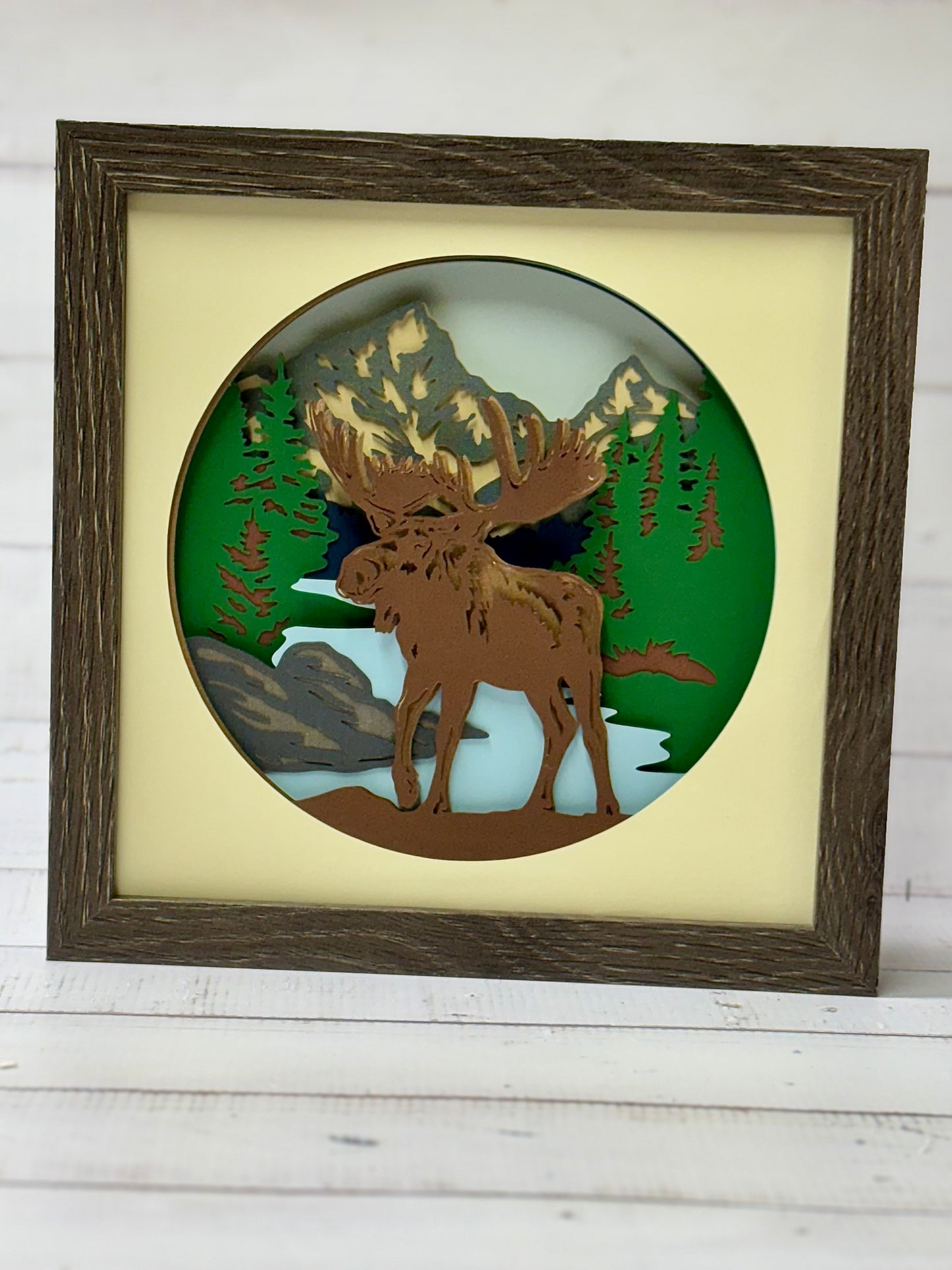 Moose Shadow Box