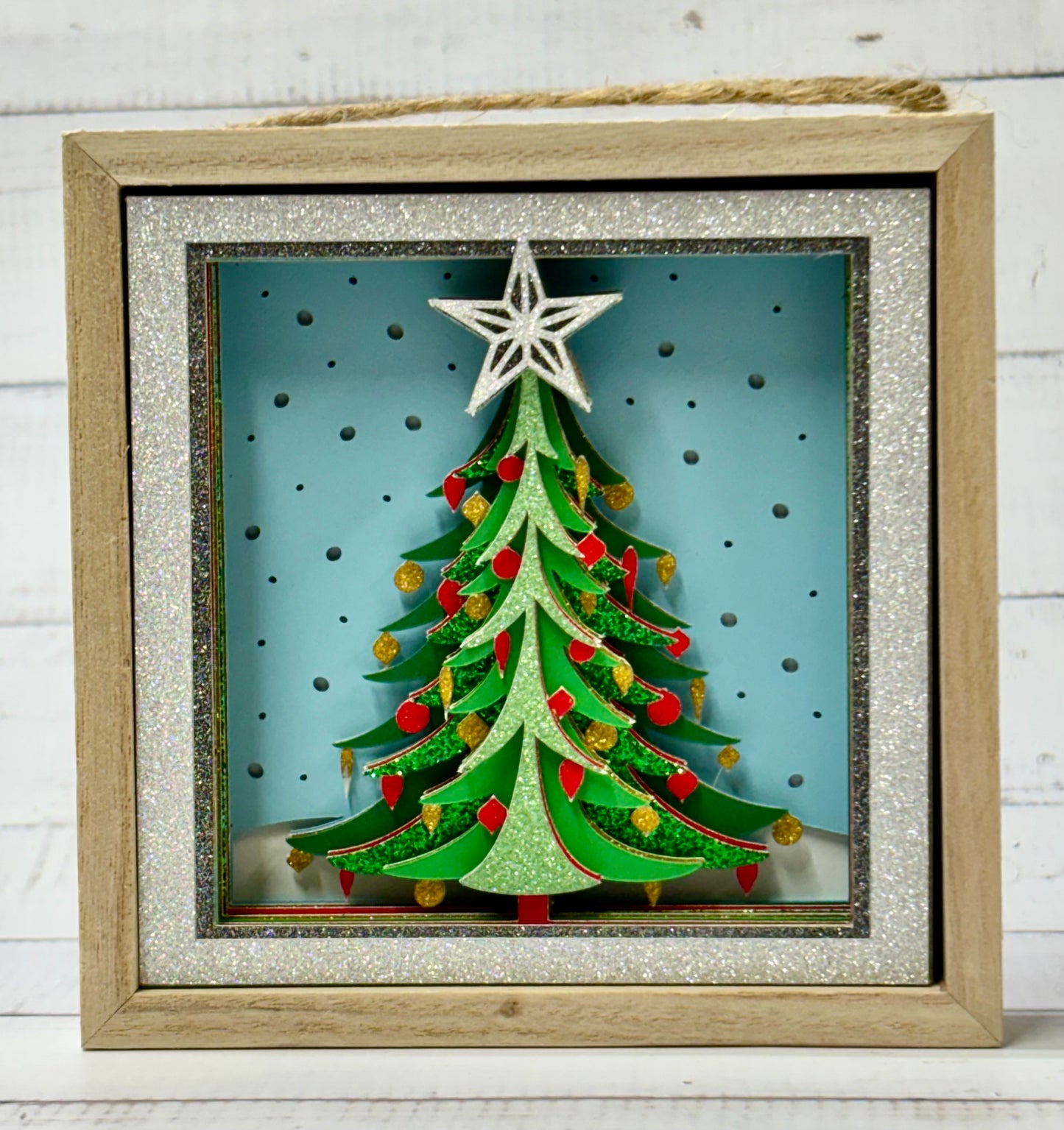 Christmas Tree Shadow Box