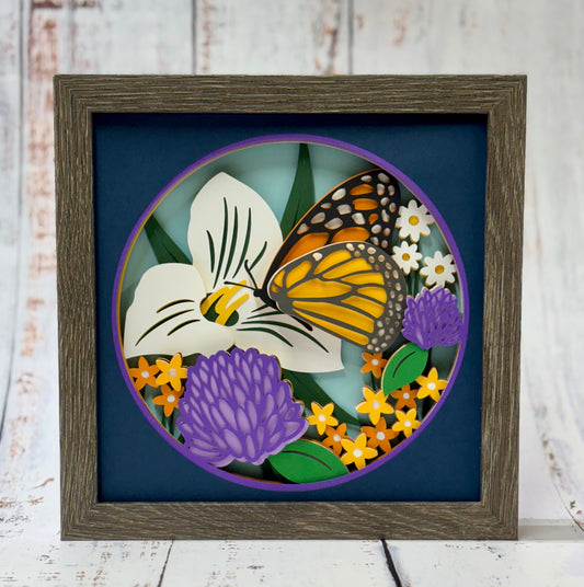 Monarch Shadow Box