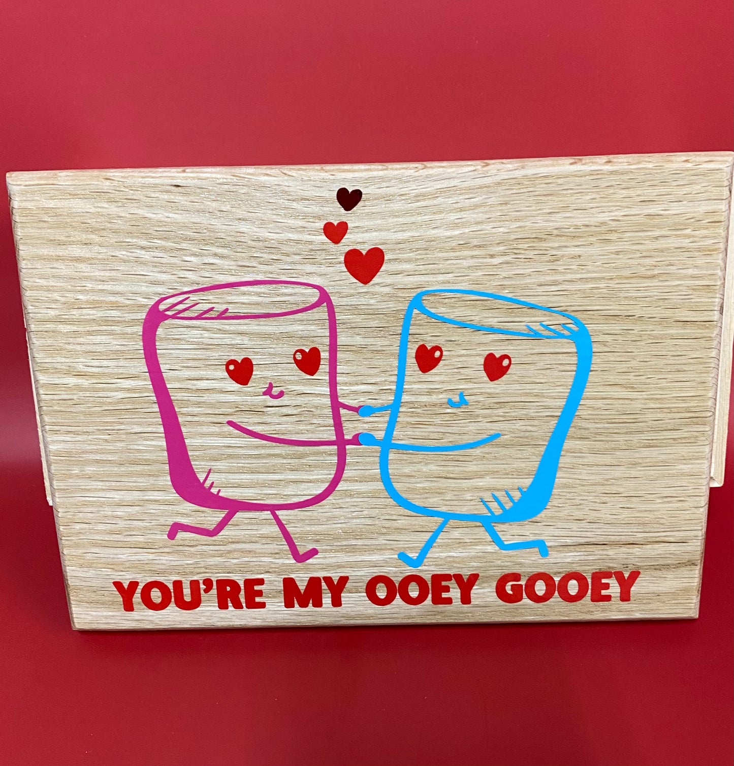 Small wooden signs