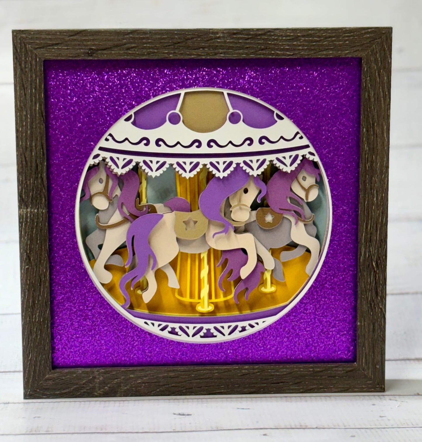 Carousel Shadow Box