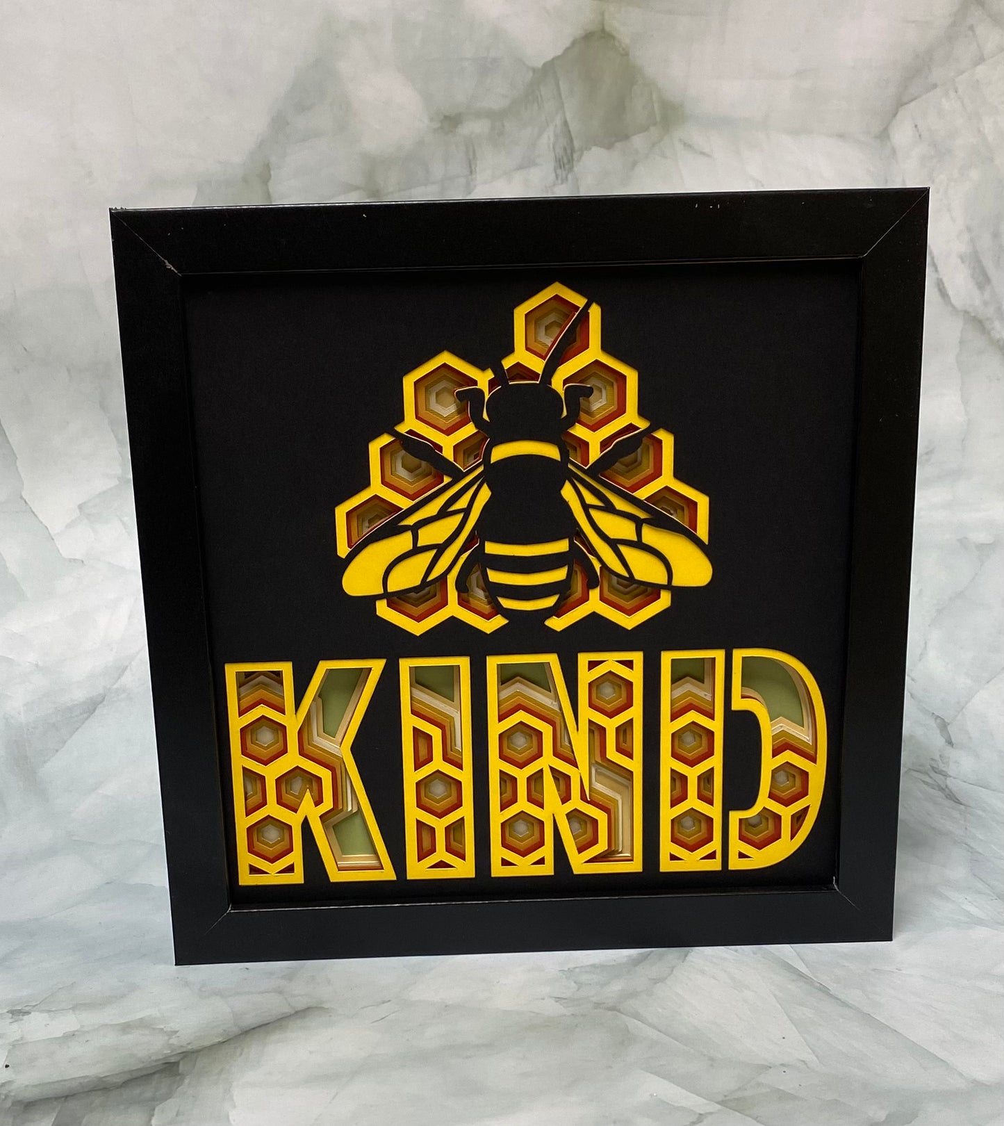 Bee Kind Shadow Box
