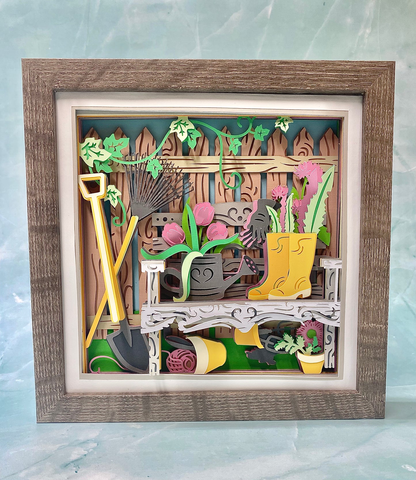 Gardening Shadow Box