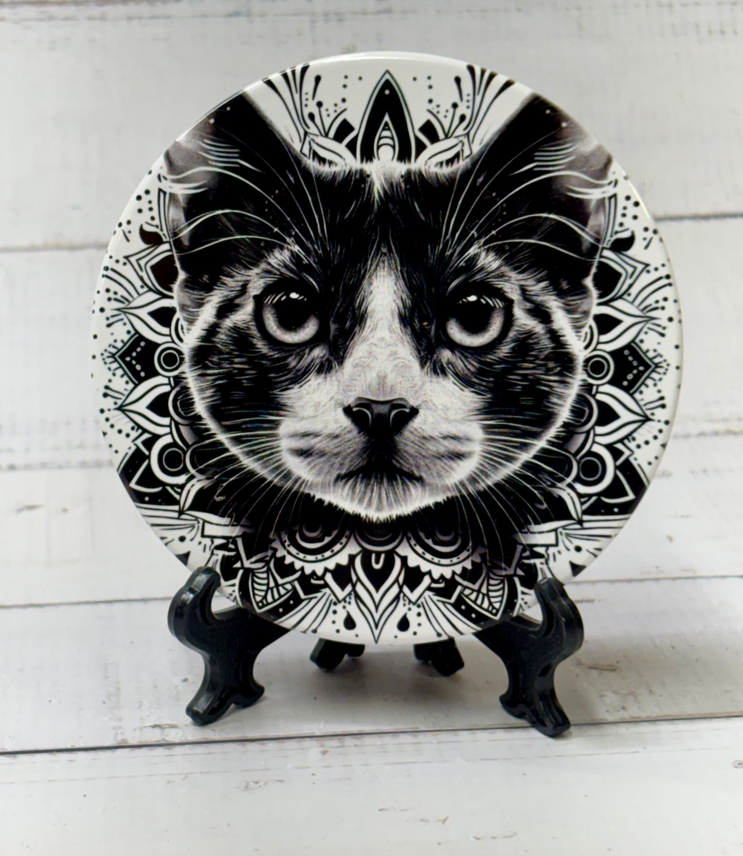 Cat Round Coasters