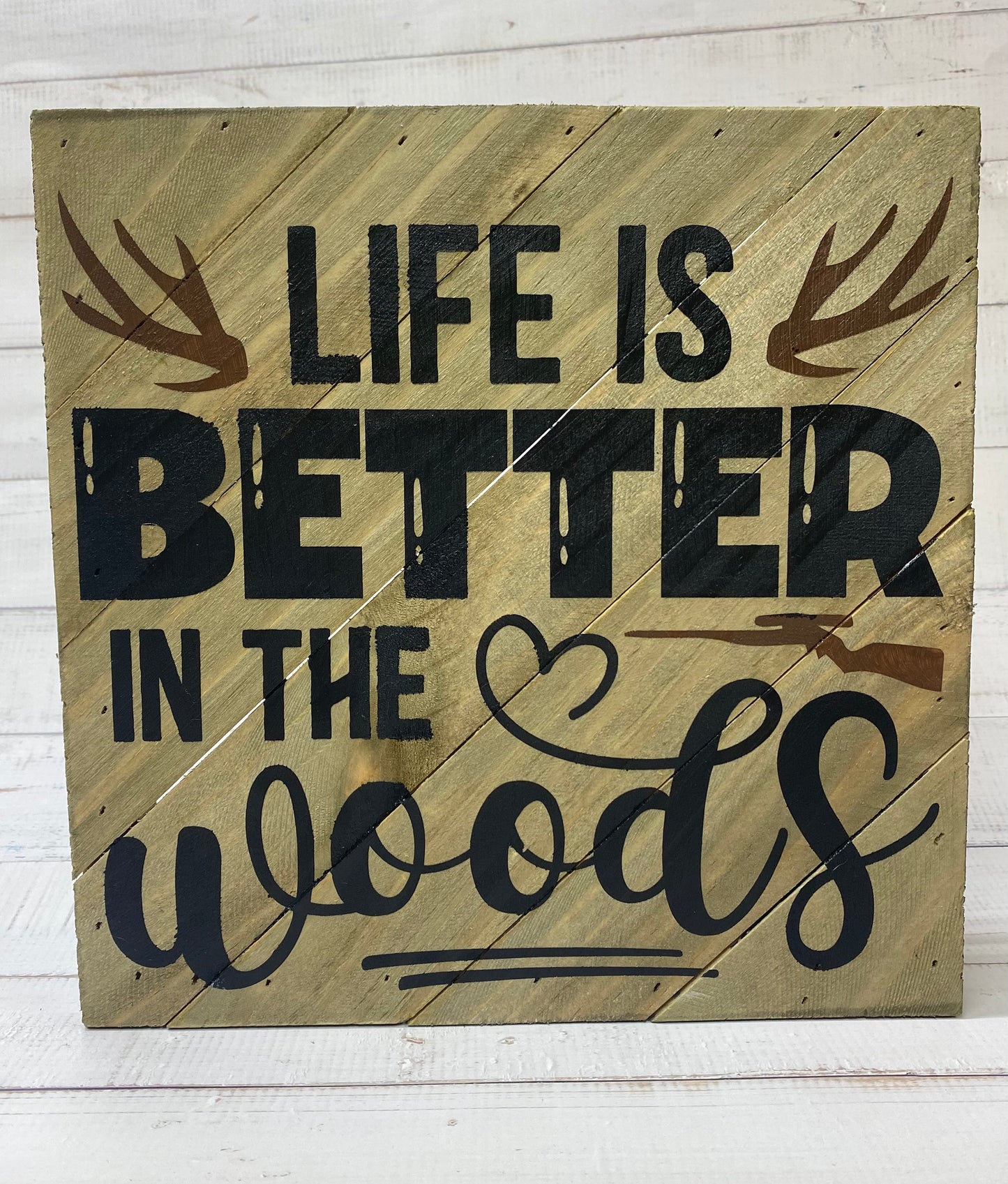 10x10 Wooden Signs