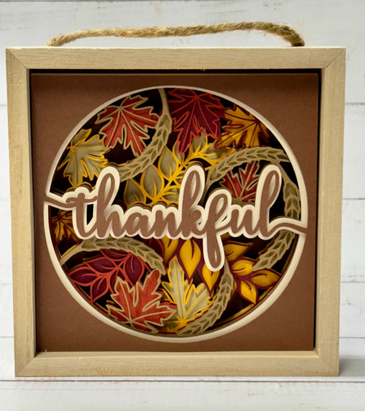 Thankful Shadow Box