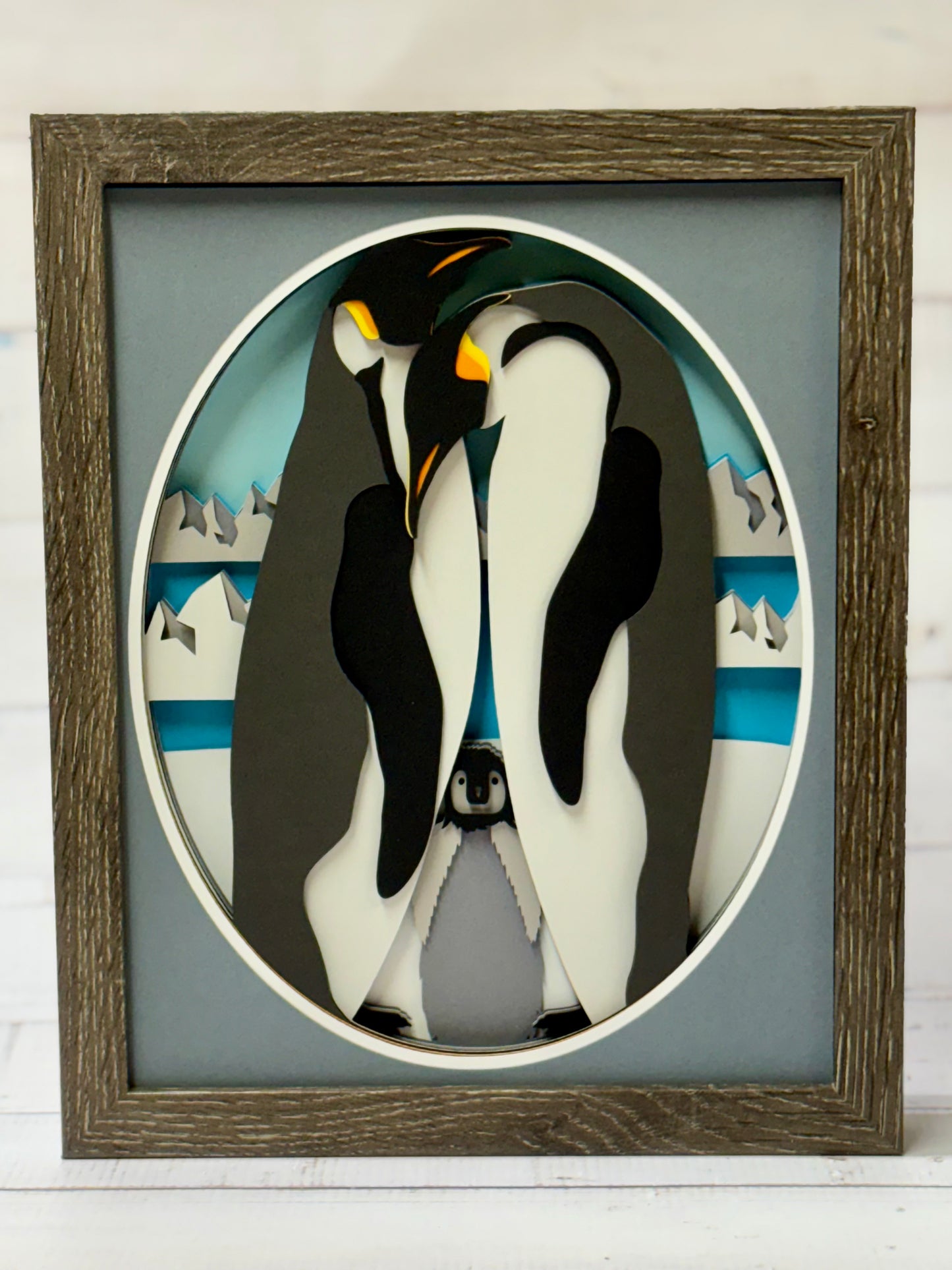 Penguin Shadow Box