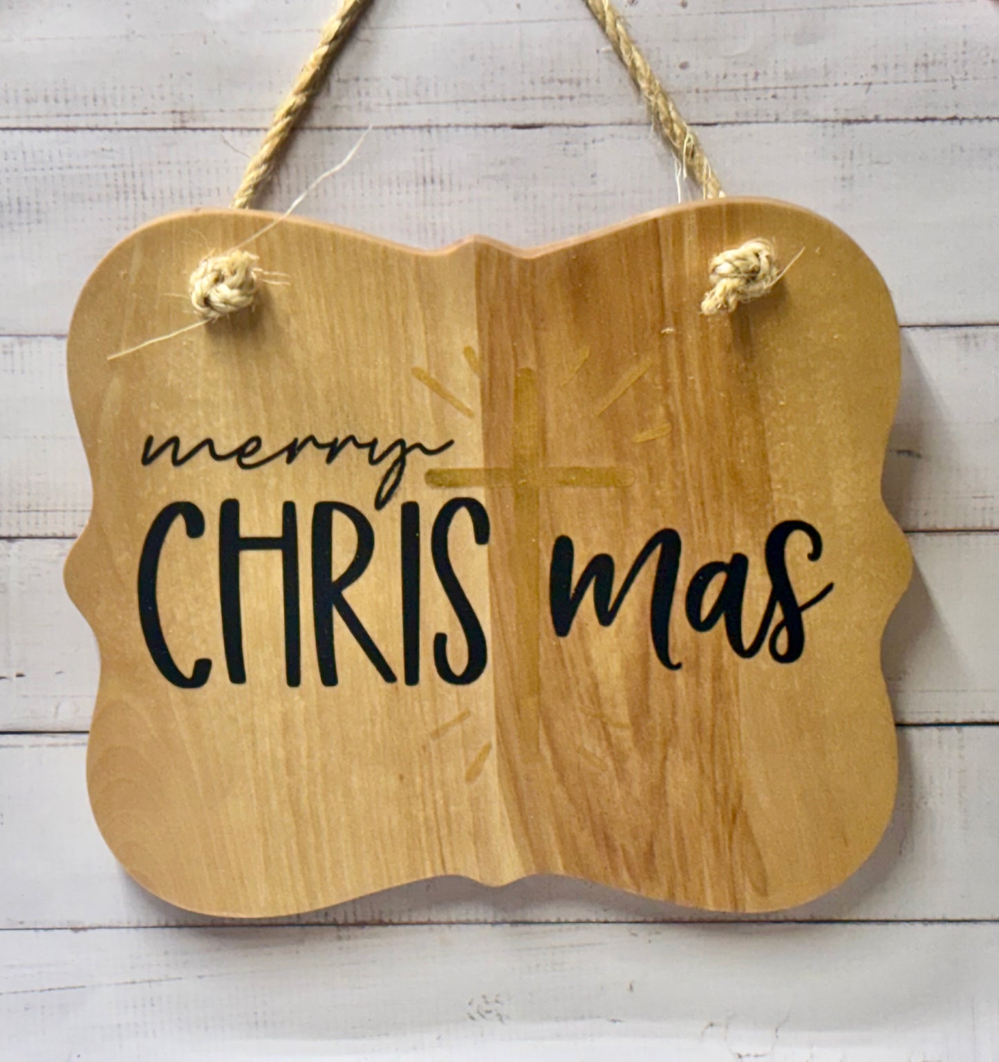 Small wooden signs