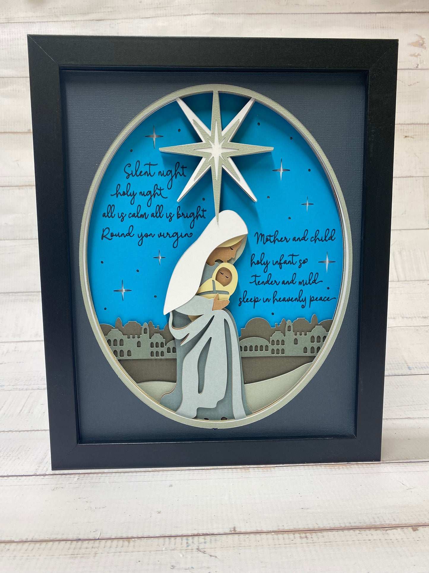 Silent Night Shadow Box