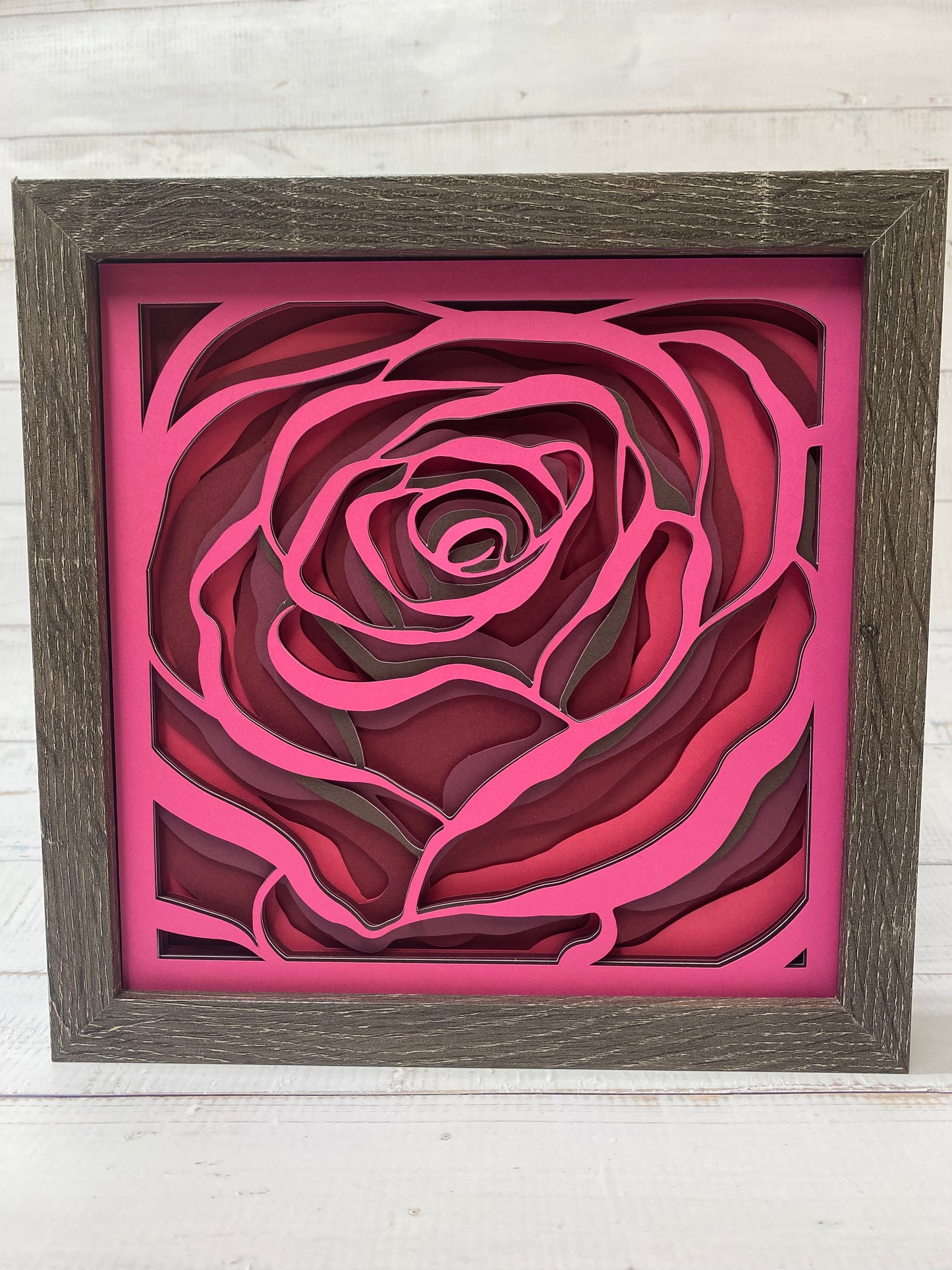 Rose Shadow Box