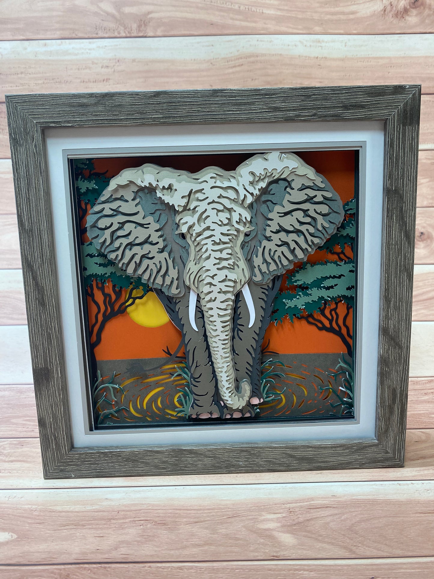 Elephant Shadow Box