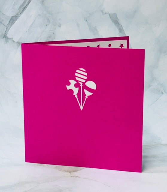 Balloon Pop-Up Card
