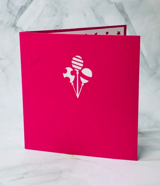 Balloon Pop-Up Card