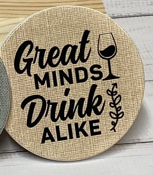 Beer/Wine Round Coasters