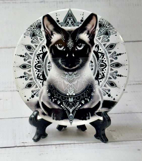 Cat Round Coasters