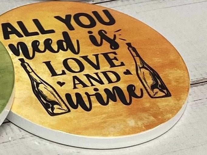 Beer/Wine Round Coasters