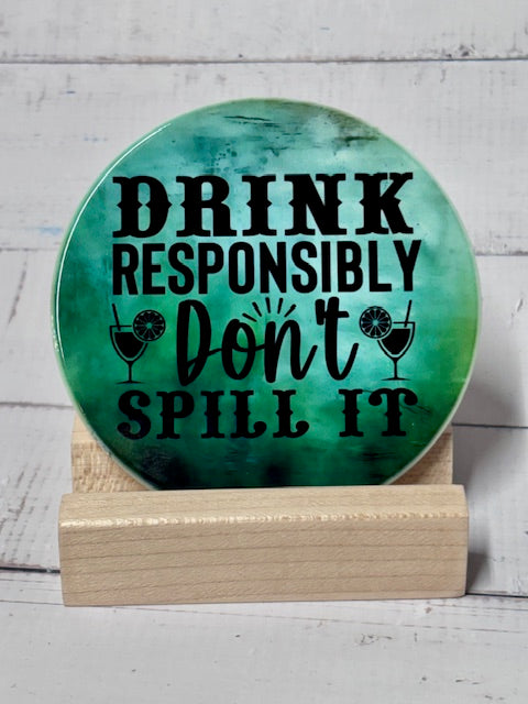 Beer/Wine Round Coasters