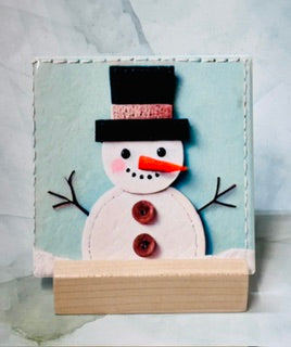 Winter Square Coasters