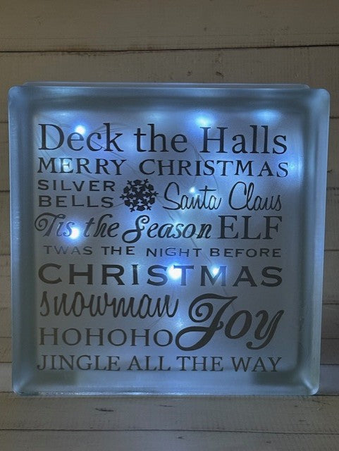 Lighted Glass Block