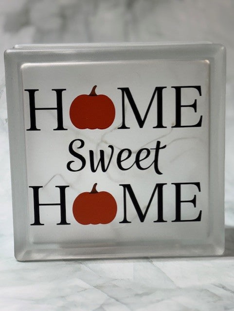 Large Lighted Glass Block