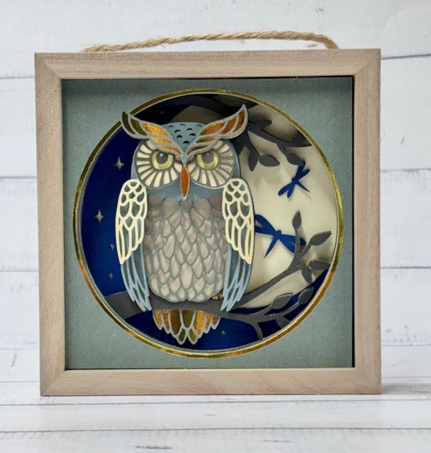 Owl Shadow Box
