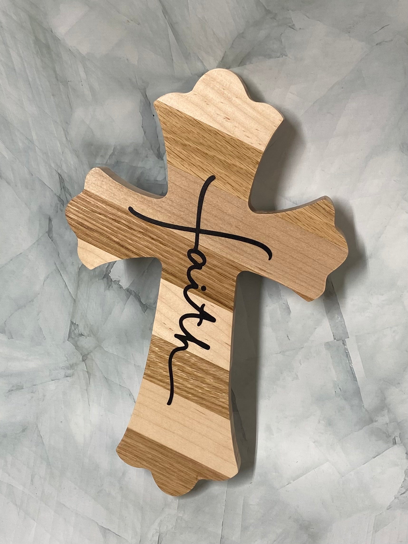 Cross Customized Wooden cross – Custom Heartfelt Designs