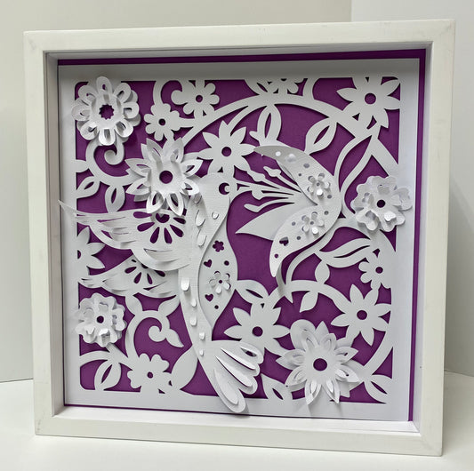 Hummingbird Shadow Box