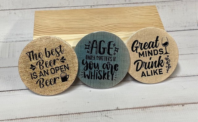 Beer/Wine coasters