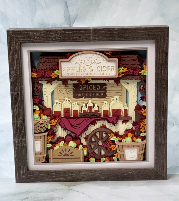 Apple Cider Shadow Box
