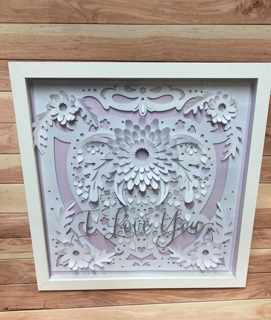 Heart Shadow Box