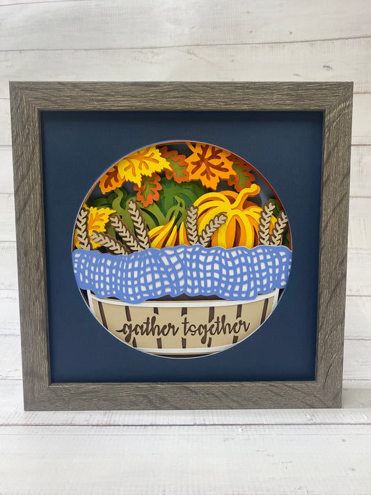 Gather Together Shadow Box