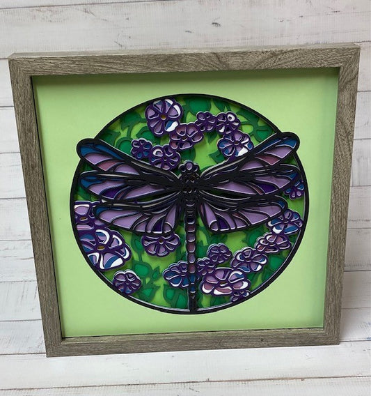 Dragonfly Shadow Box