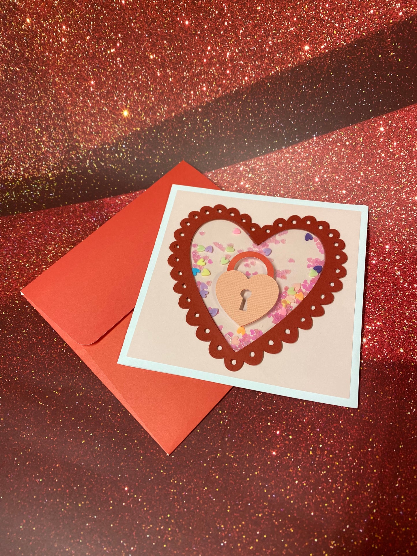 Heart Shaker Card