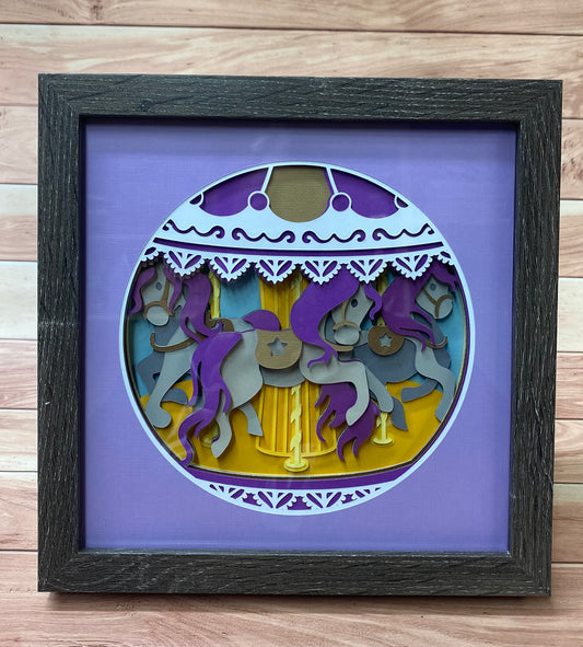 Carousel Shadow Box