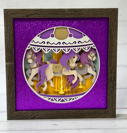 Carousel Shadow Box