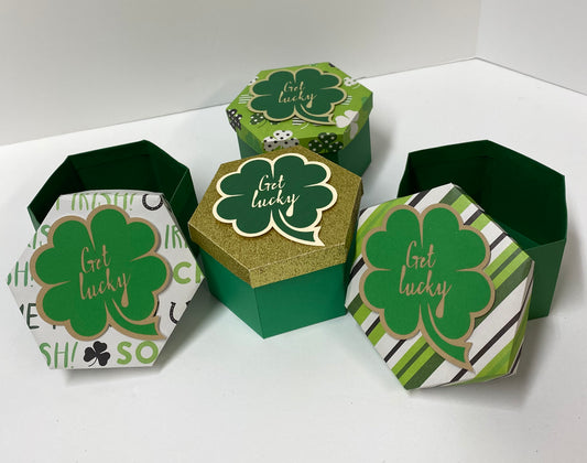 Shamrock hexagon box