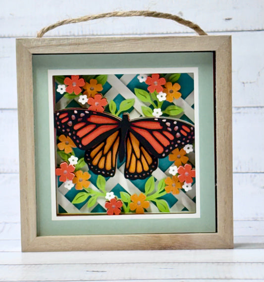 Monarch Shadow Box