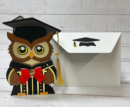 Owl Graduation Card