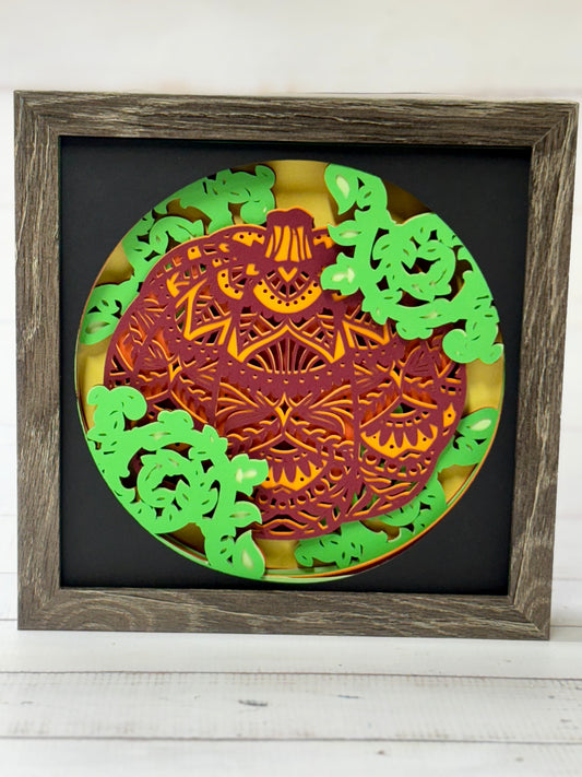 Pumpkin Shadow Box