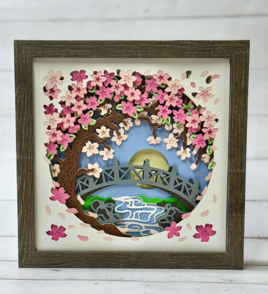 Flowering Tree with bridge