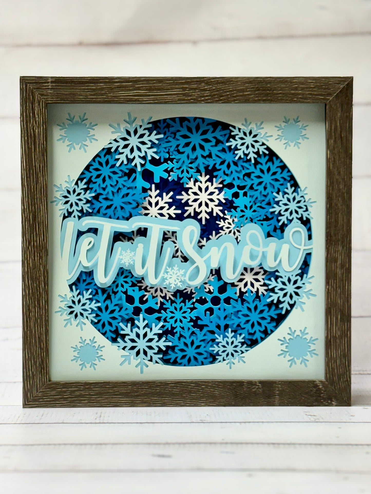 Let it Snow Shadow Box