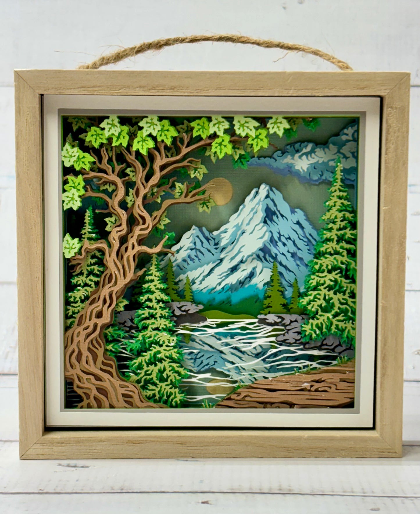 Mountain View Shadow Box