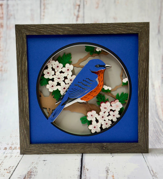 Bluebird Shadow Box