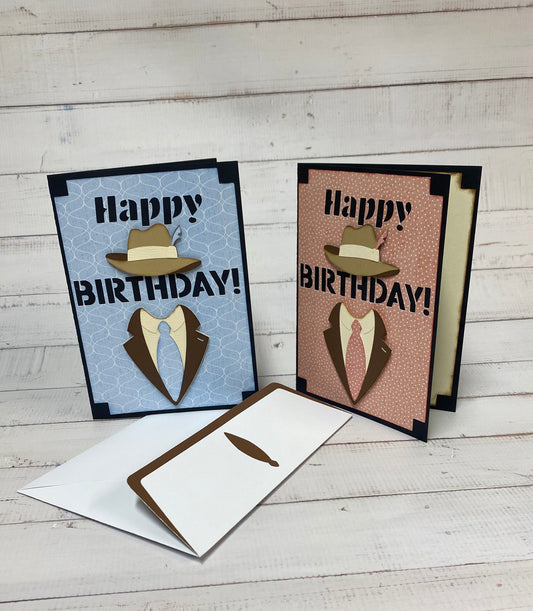 Fedora Hat Birthday Card