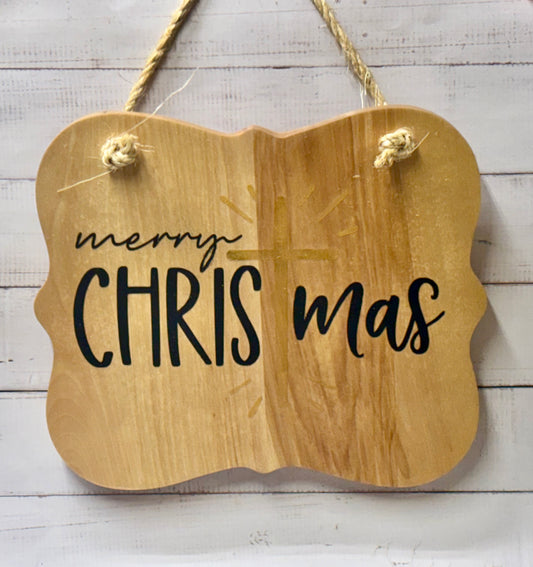 Small wooden signs