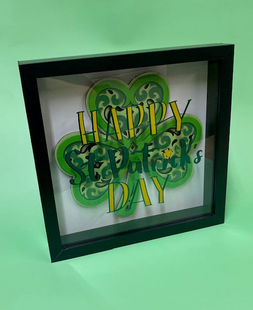 Happy St. Patrick's Day Shadowbox