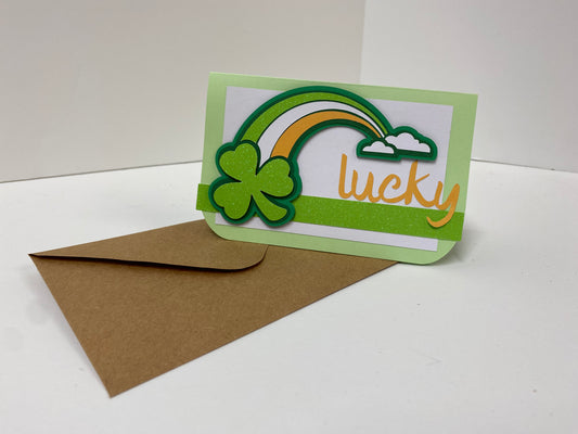 Shamrock Lucky Card