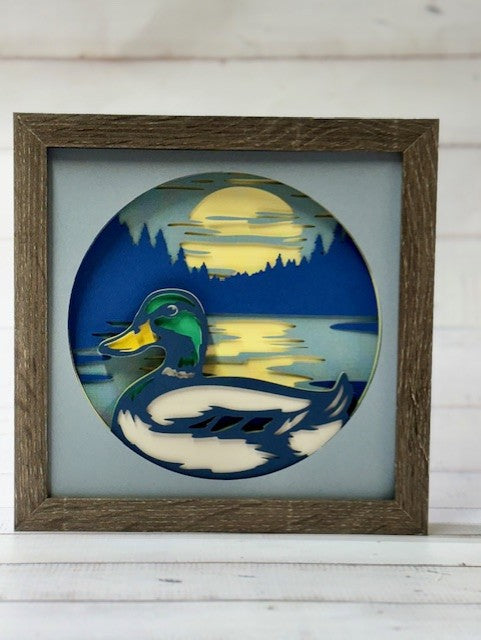 Mallard Duck Shadow Box