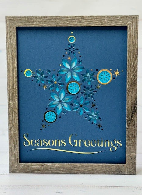 Seasons Greetings Shadow Box